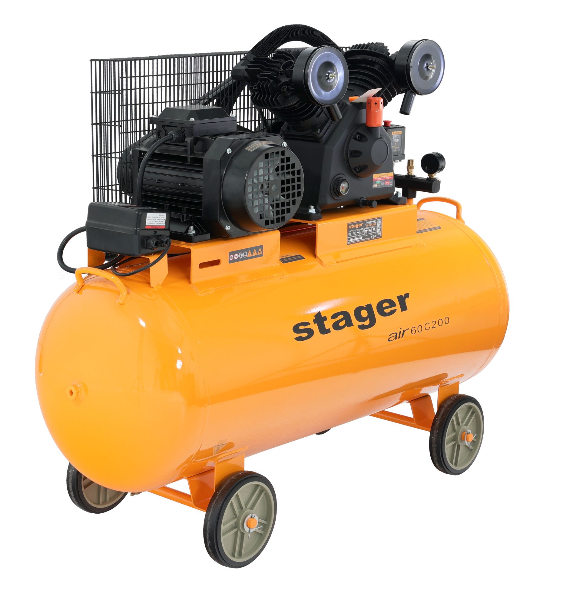 Compresor Aer Profesional Stager Air 60C200 Compresor Aer Profesional Stager Air 60C200