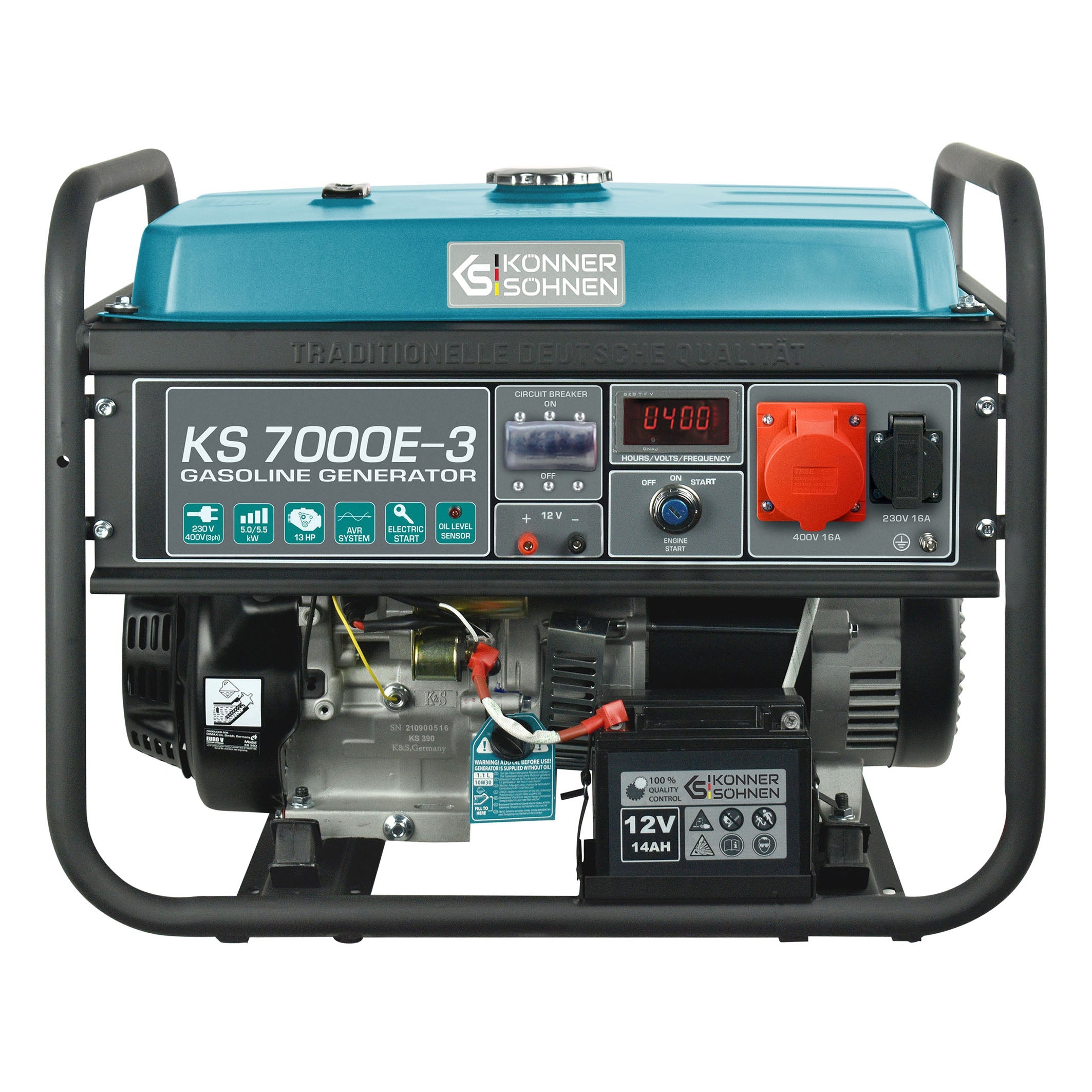 Generator pe benzina "Könner & Söhnen" KS 7000E-3 KS 7000E 3 01 4dfa7592 d828 4fdd 859a 44148e52334d