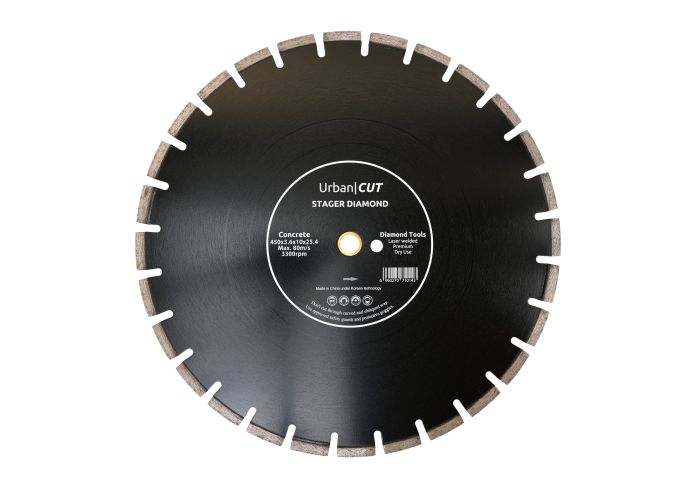 Stager URBAN CUT Disc diamantat 450x3.6x10x25.4-P Stager URBAN CUT Disc diamantat 450x3.6x10x25.4 P