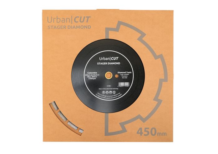 Stager URBAN CUT Disc diamantat 450x3.6x10x25.4-P_2 Stager URBAN CUT Disc diamantat 450x3.6x10x25.4 P 2