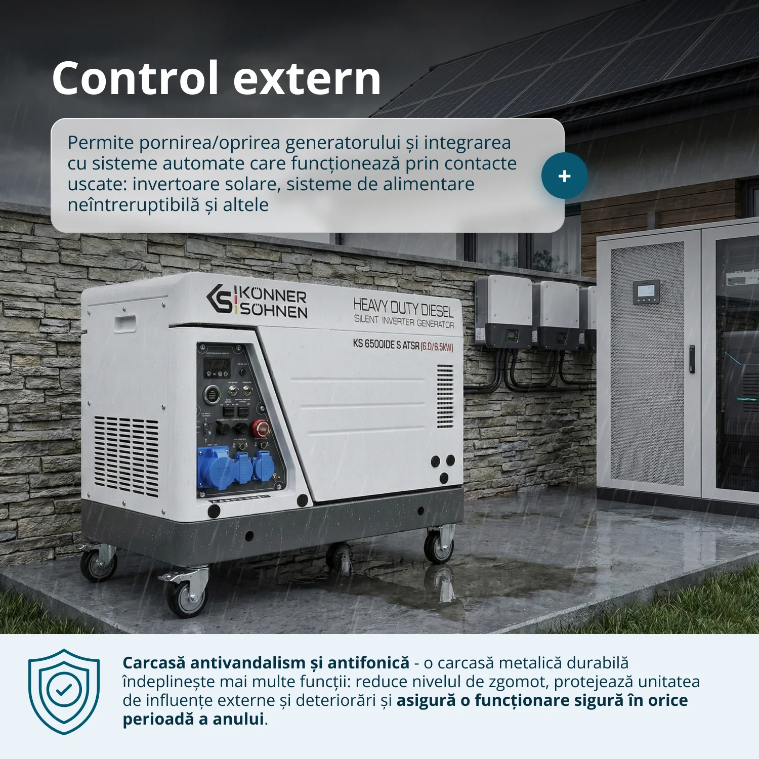 Generator invertor diesel în carcasă insonorizată KS 6500iDE S ATSR_4 Generator invertor diesel in carcasa insonorizata KS 6500iDE S ATSR 4