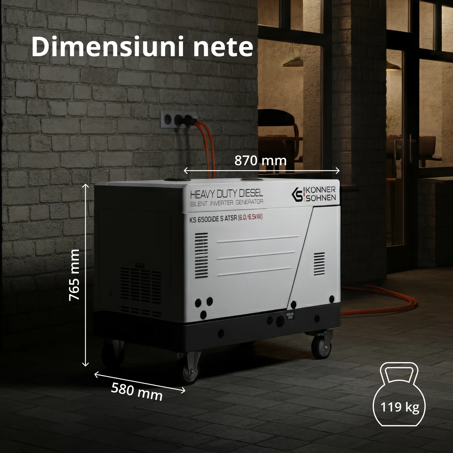 Generator invertor diesel în carcasă insonorizată KS 6500iDE S ATSR_8 Generator invertor diesel in carcasa insonorizata KS 6500iDE S ATSR 8