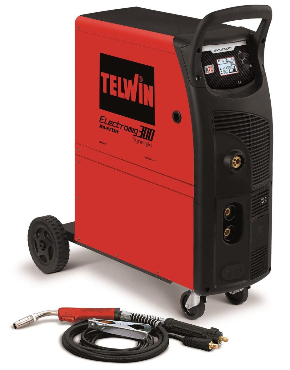 electromig 300 synergic aparat de sudura telwin tip mig mag tig mma