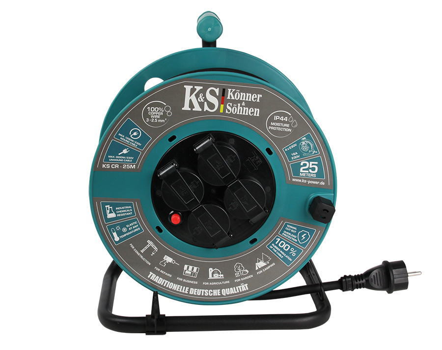 Prelungitor cu tambur KS CR-25M ks cr 25m 01