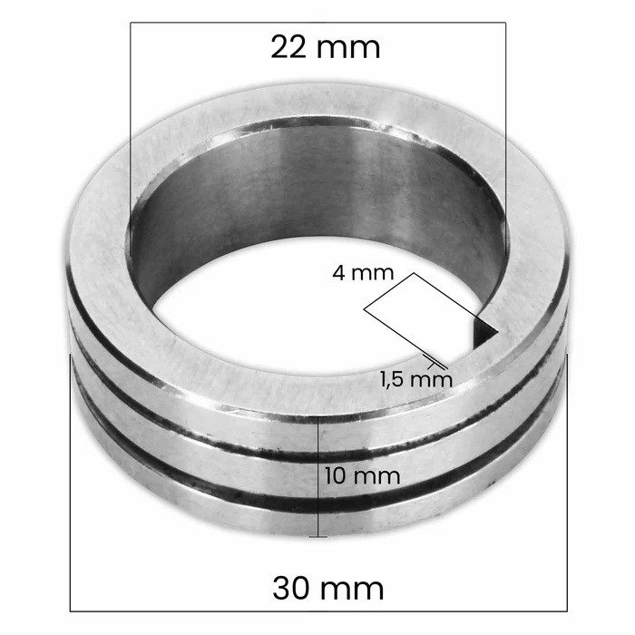 rola antrenare cu pana pentru sarma aluminiu 08 10 mm cod10055166