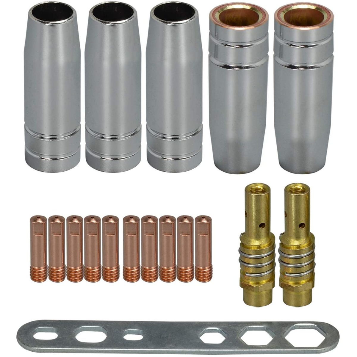 set 18 consumabile pentru pistolet mig mag 150a intensiv